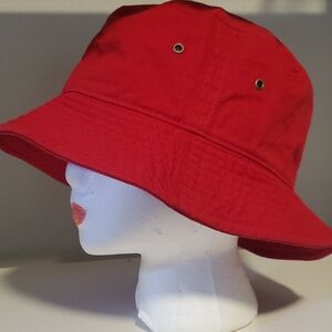 Newhattan 100%Cotton Hat Red, Size L/XL